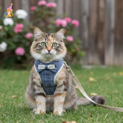 Harnais chat costume™|MiaouStyle™ | Confort Sécurisé