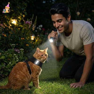 Harnais pour chat™|Confytoutou™| Confort Réfléchissant