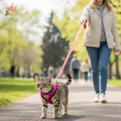 Harnais pour chat™|Confytoutou™| Confort Réfléchissant