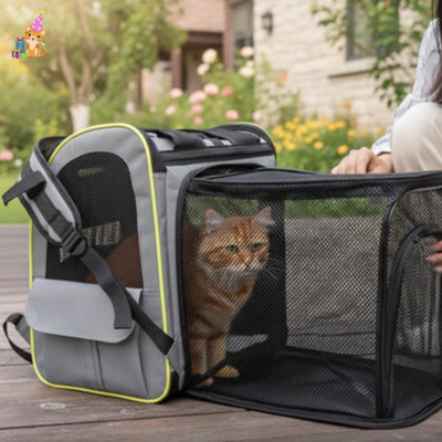 Sac de transport pour chat extensible™|ExpandiNest™|Flexibilité Maximale