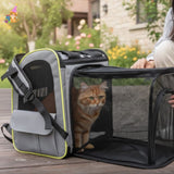 Sac de transport pour chat extensible™|ExpandiNest™|Flexibilité Maximale