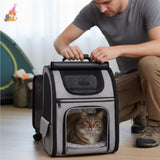 Sac de transport pour chat extensible™|ExpandiNest™|Flexibilité Maximale