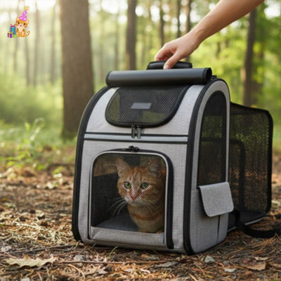 Sac de transport pour chat extensible™|ExpandiNest™|Flexibilité Maximale