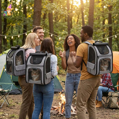 Sac de transport pour chat extensible™|ExpandiNest™|Flexibilité Maximale